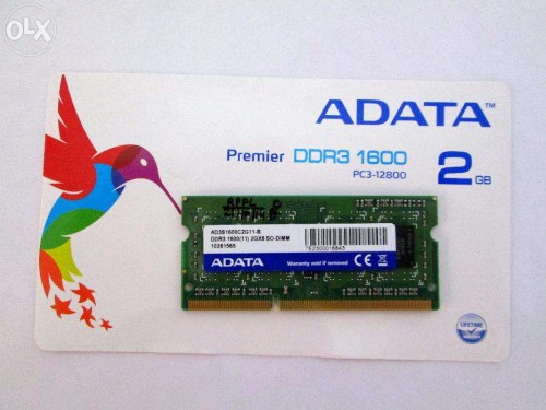 Ram Adata DDR3 2GB 1600