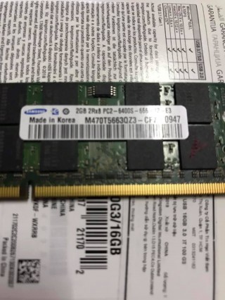 Ram Laptop Cũ Samsung 2GB 800